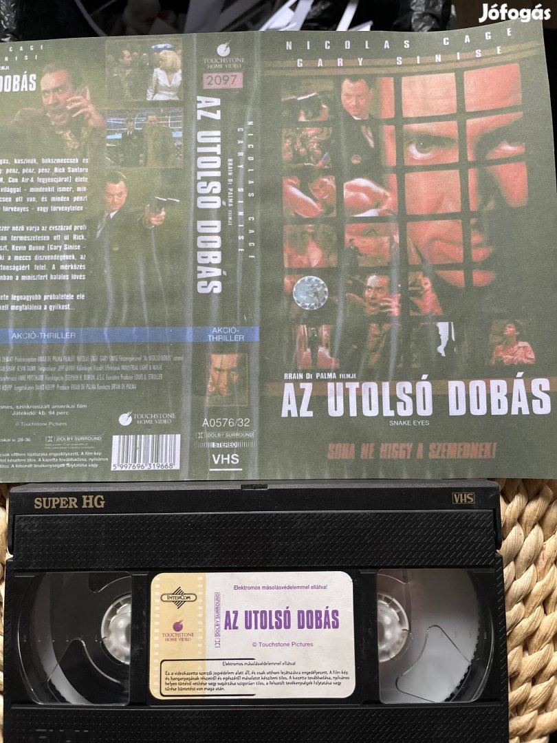 Az utolsó dobás vhs m