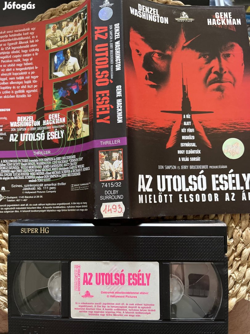 Az utolsó esély vhs