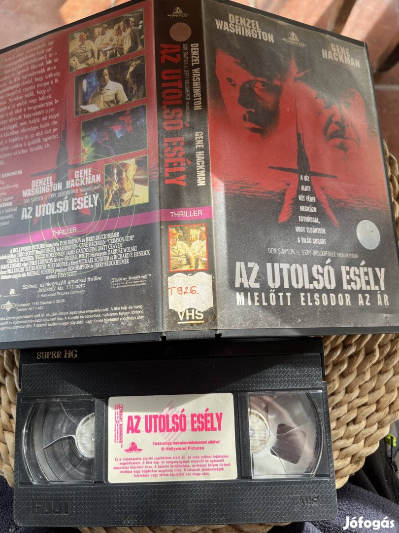 Az utolsó esély vhs