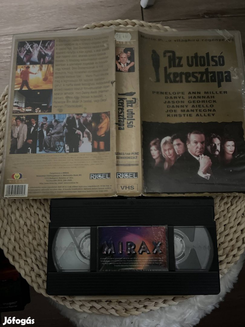 Az utolsó keresztapa vhs filn