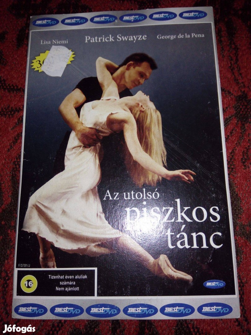 Az utolsó piszkos tánc (Patrick Swayze) dvd eladó!