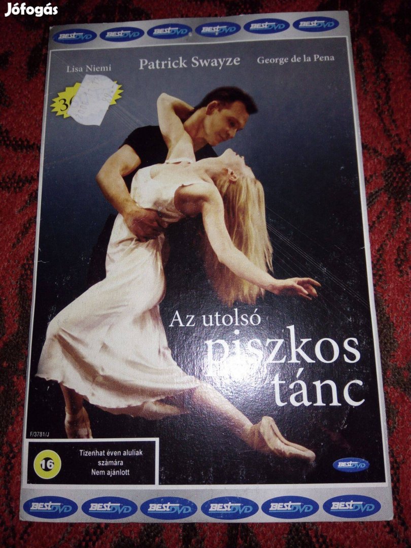 Az utolsó piszkos tánc (Patrick Swayze) dvd eladó!