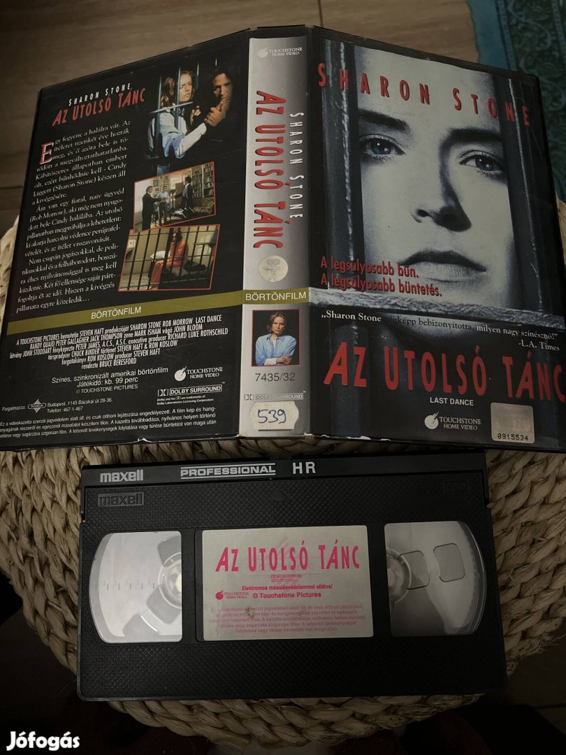 Az utolsó tánc vhs film