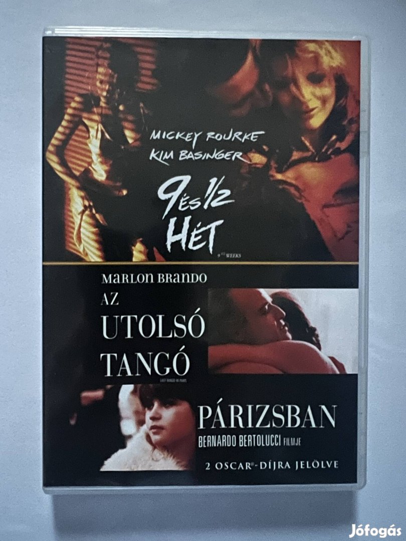 Az utolsó tangó Párizsban és a 9 és fél hét dvd