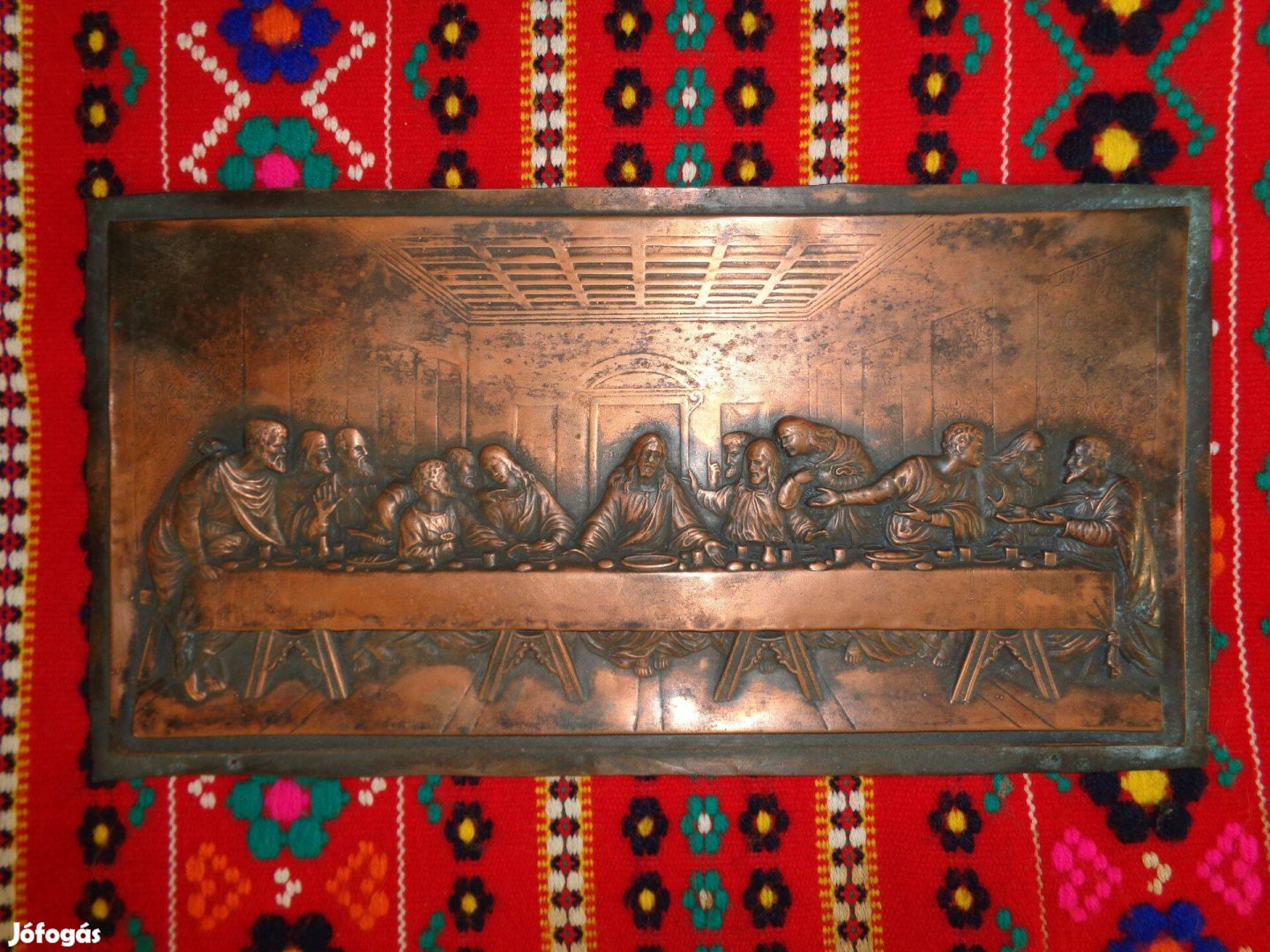 Az utolsó vacsora galvanoplasztika eladó