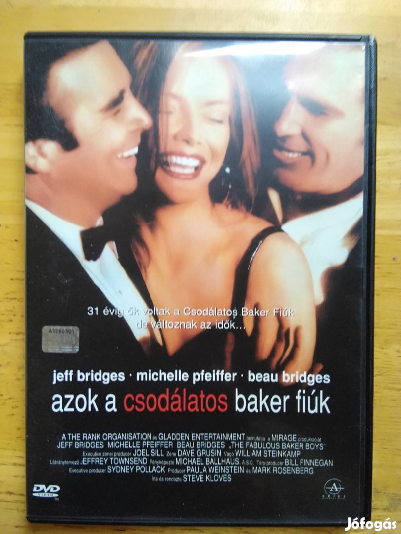 Azok a csodálatos Baker fiúk dvd Jeff Bridges 