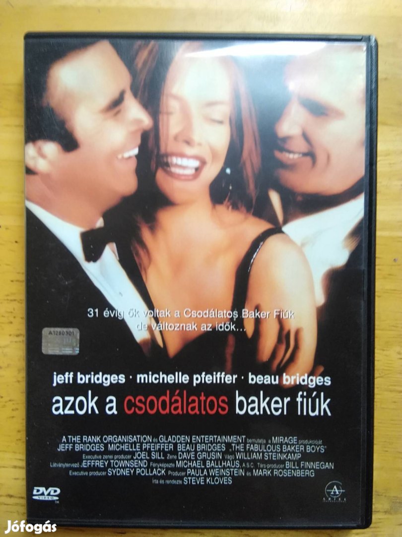 Azok a csodálatos Baker fiúk újszerű dvd Jeff Bridges 