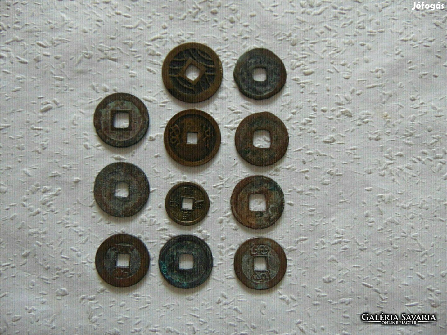 Ázsia 11 darab fémpénz LOT ! 01