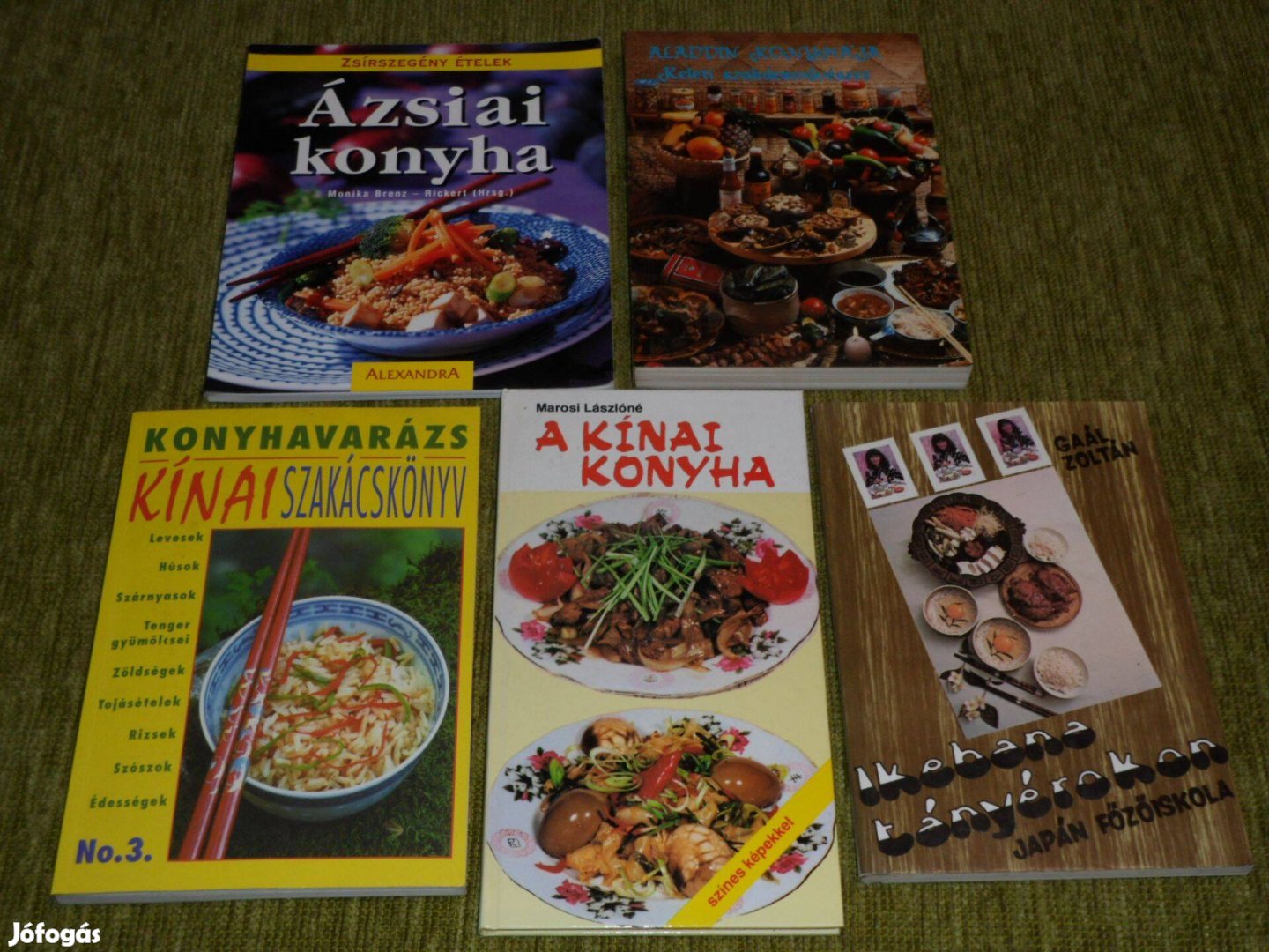 Ázsiai (kínai, japán, indiai, arab, indonéz) konyha könyvcsomag