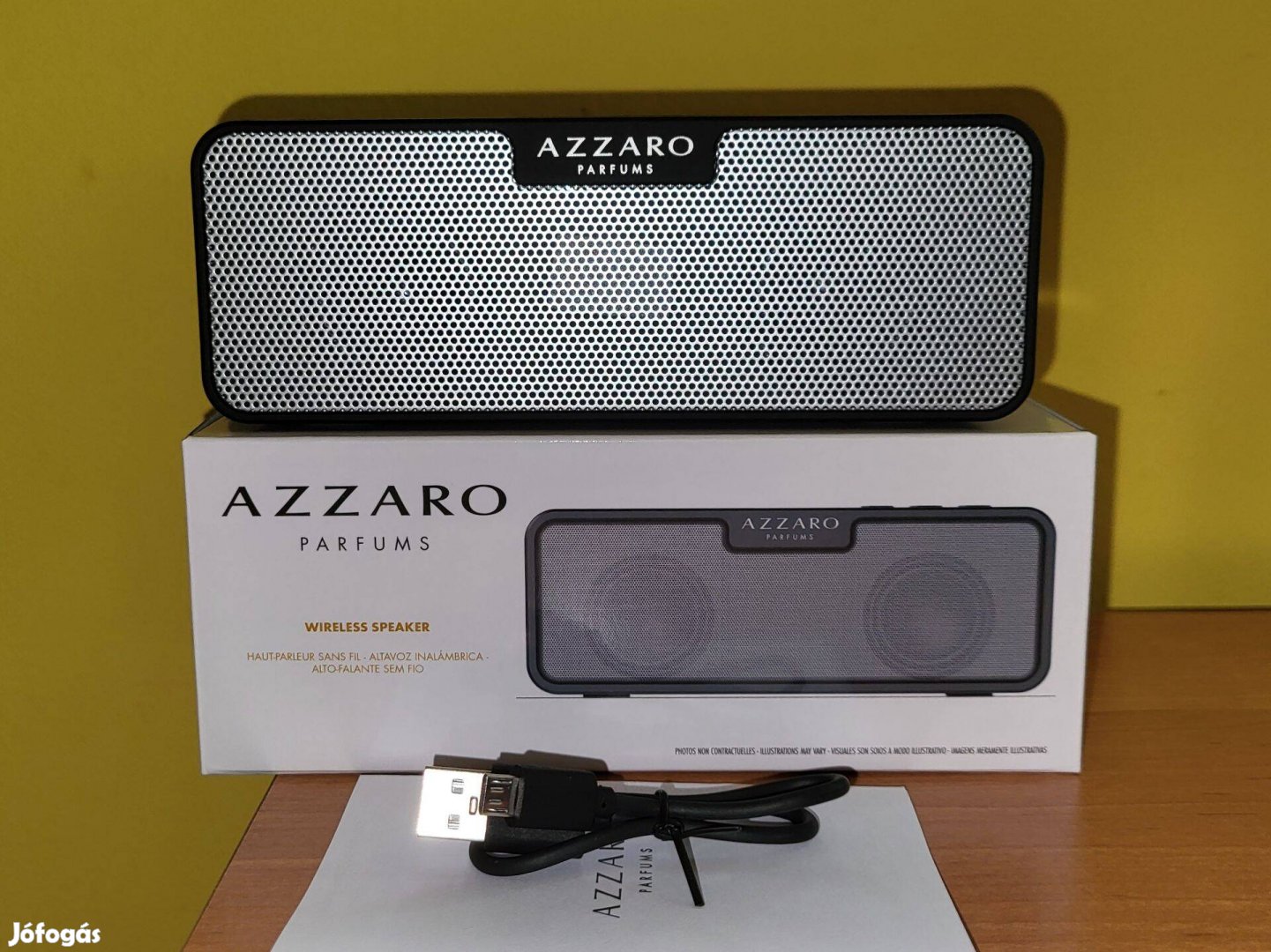 Azzaro Bluetooth hangszóró hangfal (Új, 2x 3watt, stereo) dobozában