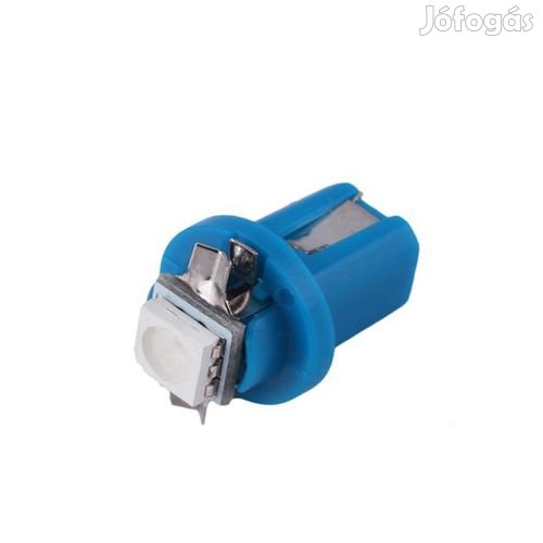 B8.5D led műszerfal izzó kék 5db
