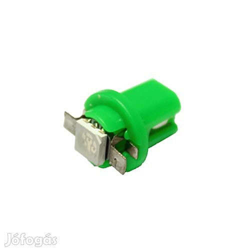 B8.5D led műszerfal izzó zöld 5db