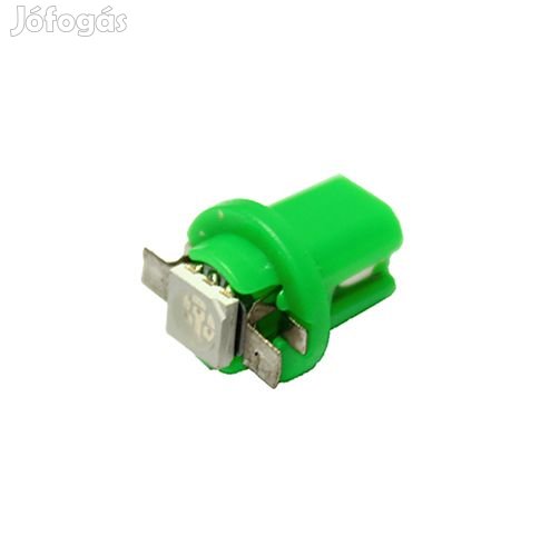 B8.5D led műszerfal izzó zöld 5db