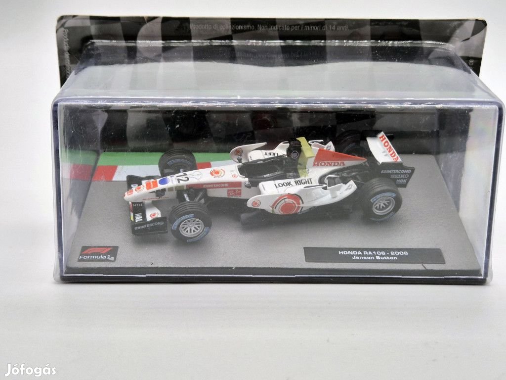 BAR F1 RA106 Honda #12 (2006) - Jenson Button - Edicola - 1:43