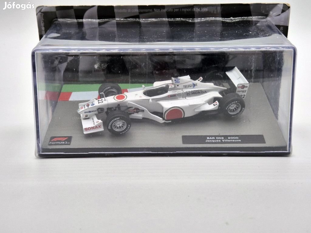 BAR - F1 002 Honda #22 (2000) - Jacques Villeneuve - Edicola - 1:43