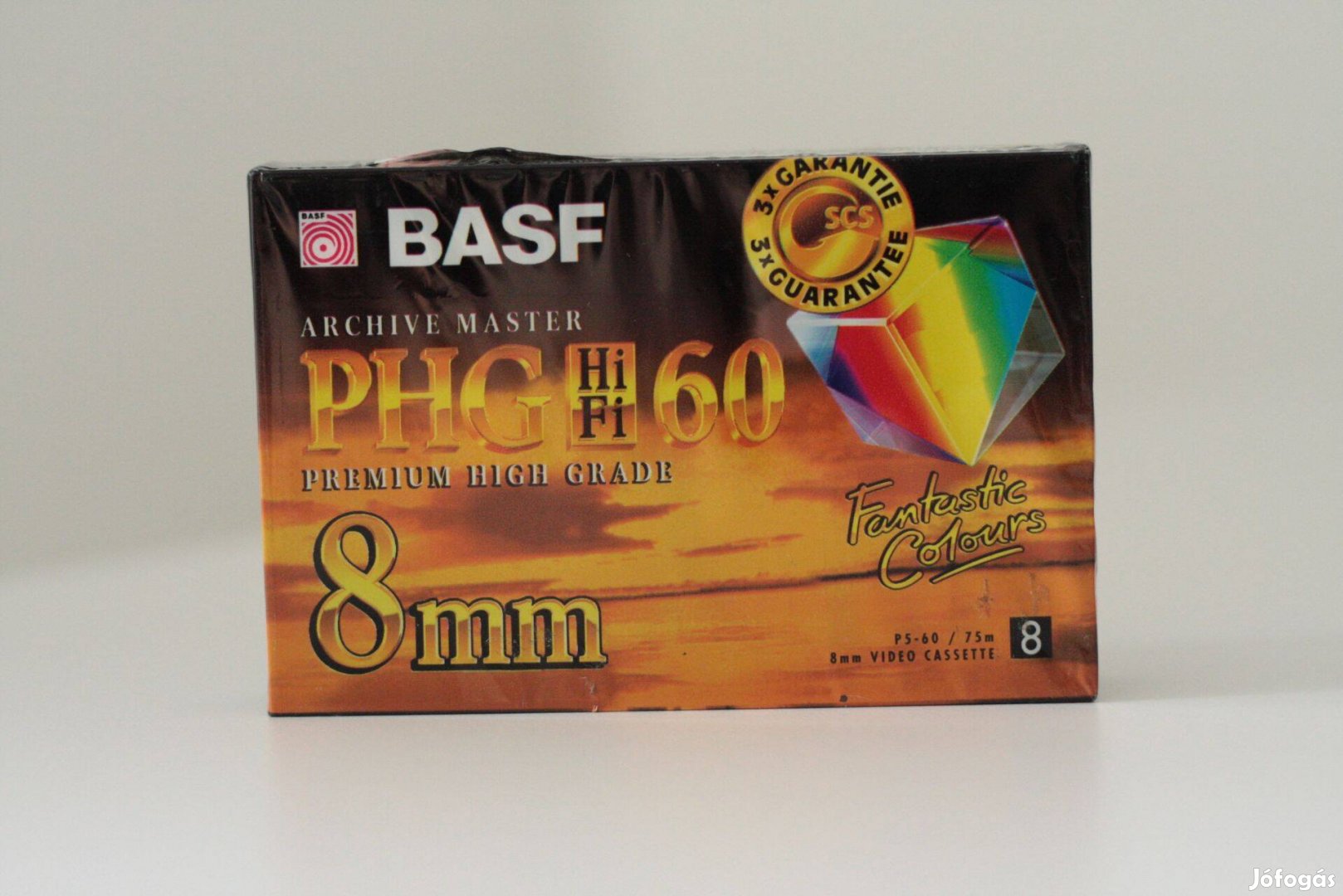 BASF 8mm-es videókamera kazetta, bontatlan
