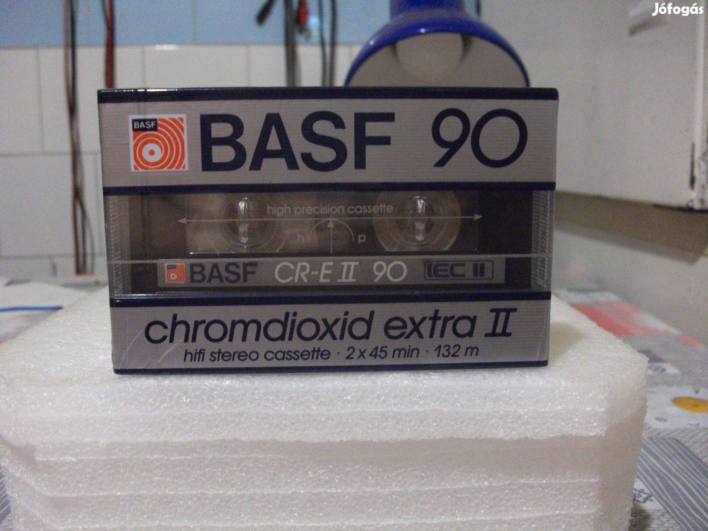 BASF CR-Extra 90 kazetta deck - nagy ablakos - 1985