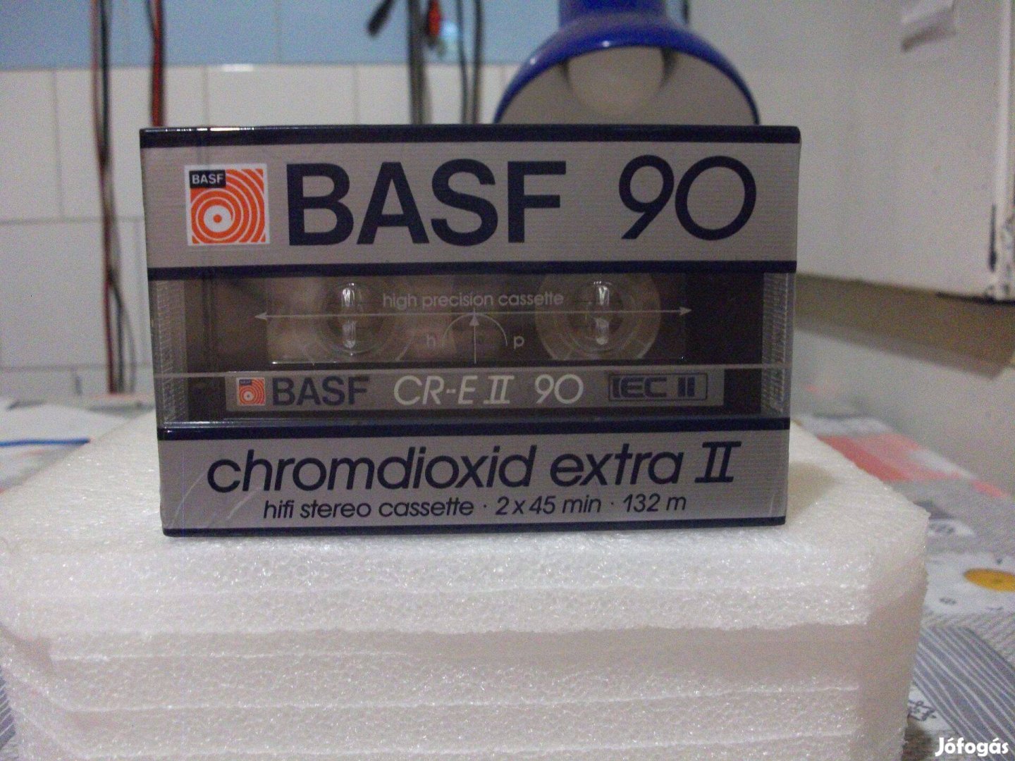 BASF CR-Extra II 90 kazetta deck - nagy ablakos - 1985