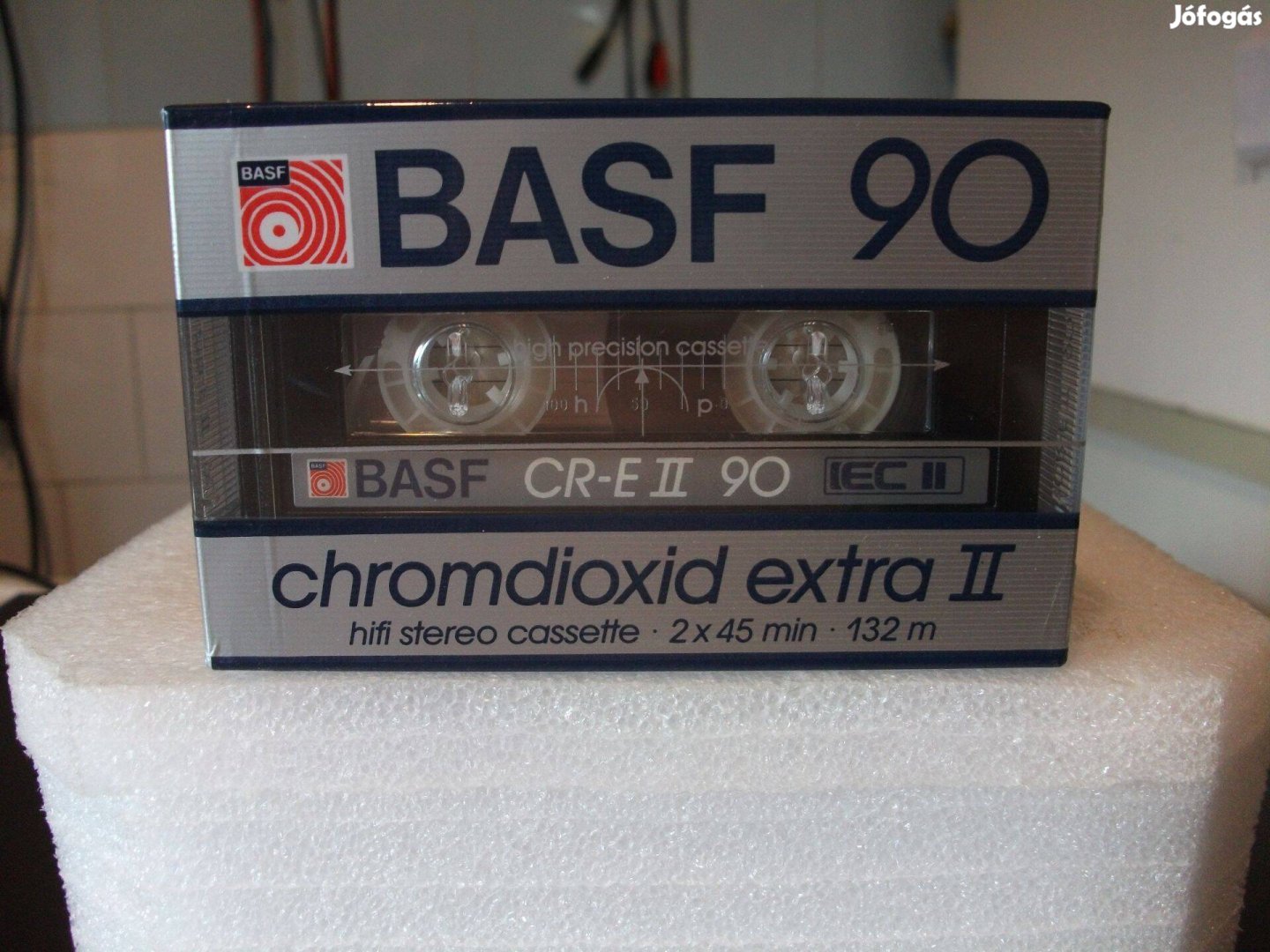 BASF CR-Extra II 90 kazetta deck - nagy ablakos - 1985