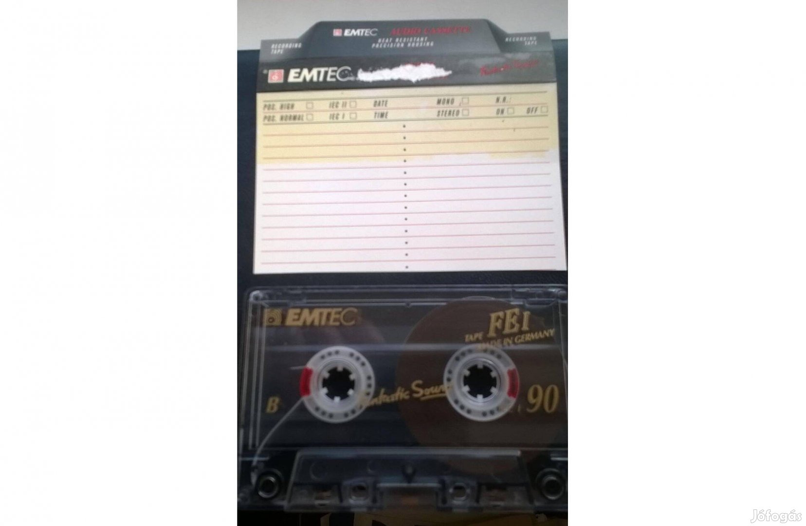 BASF Emtec FE-I 90 retro audio kazetta ( papír enyhén sérült )