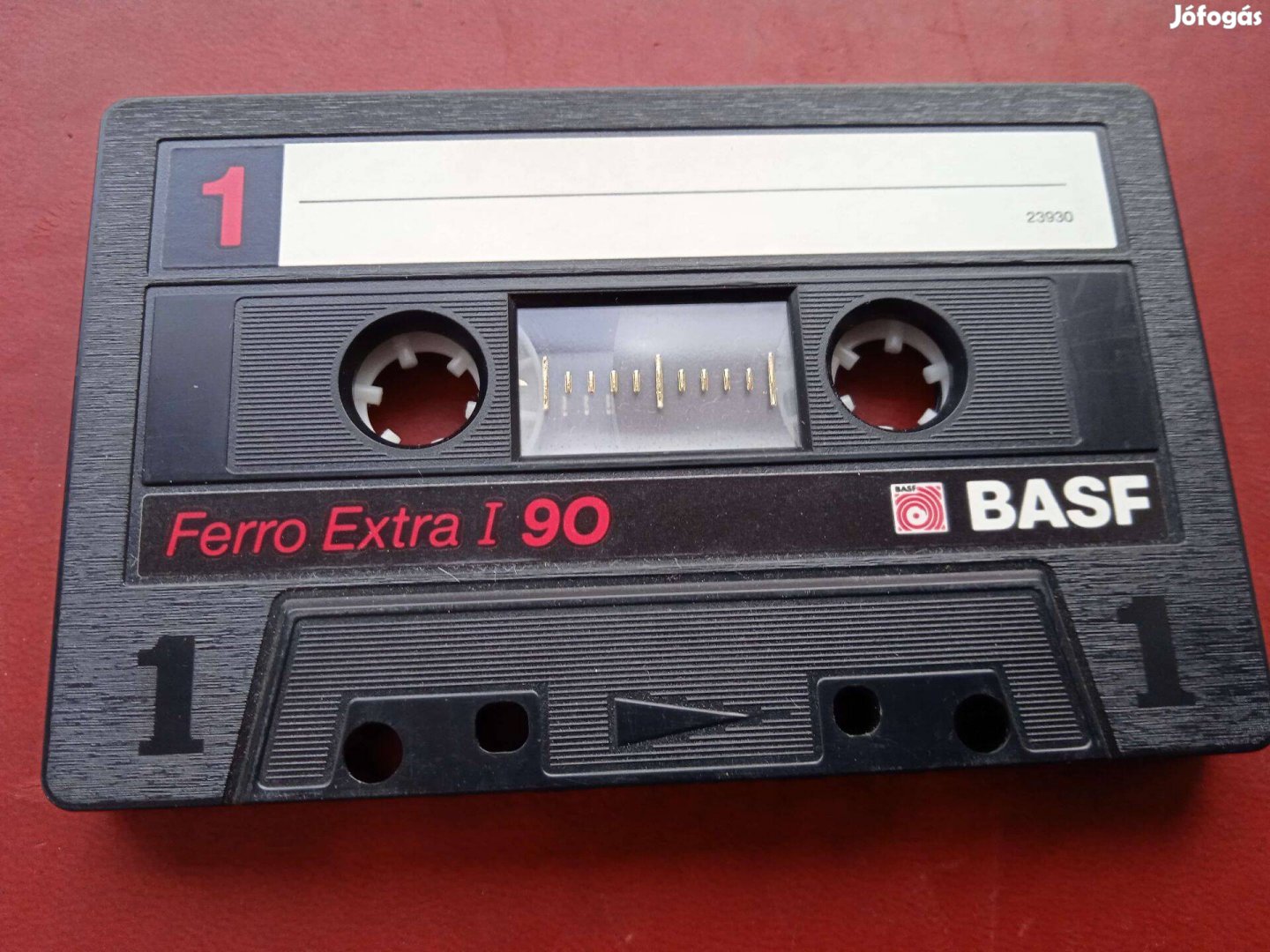 BASF Ferro Extra I 90 retro audio kazetta , borító papír nélkül