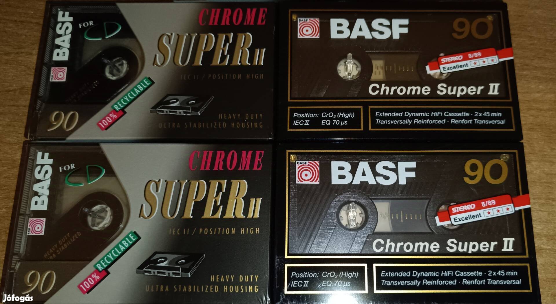 BASF,Super Chrome ll,originált kazetták eladók.