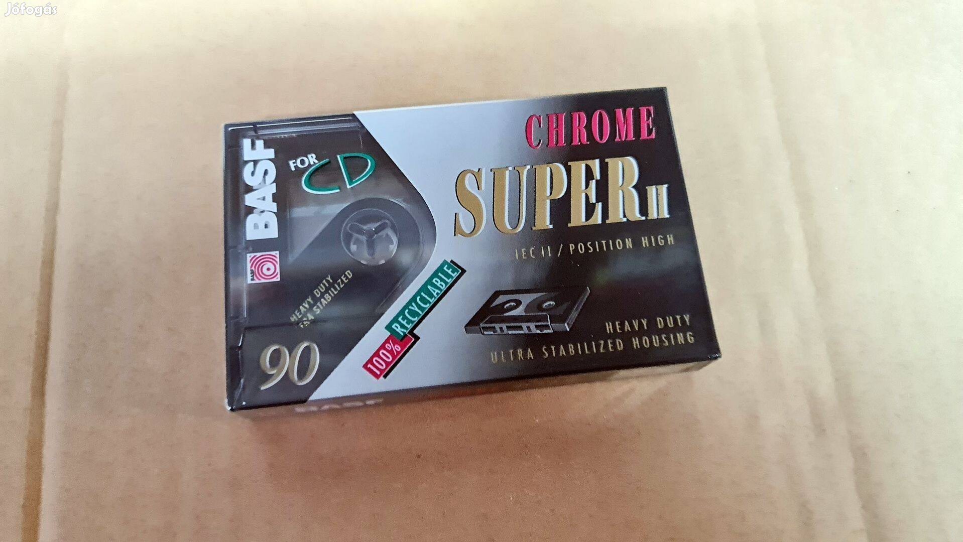 BASF Superchrome 90 19941db új kazetta