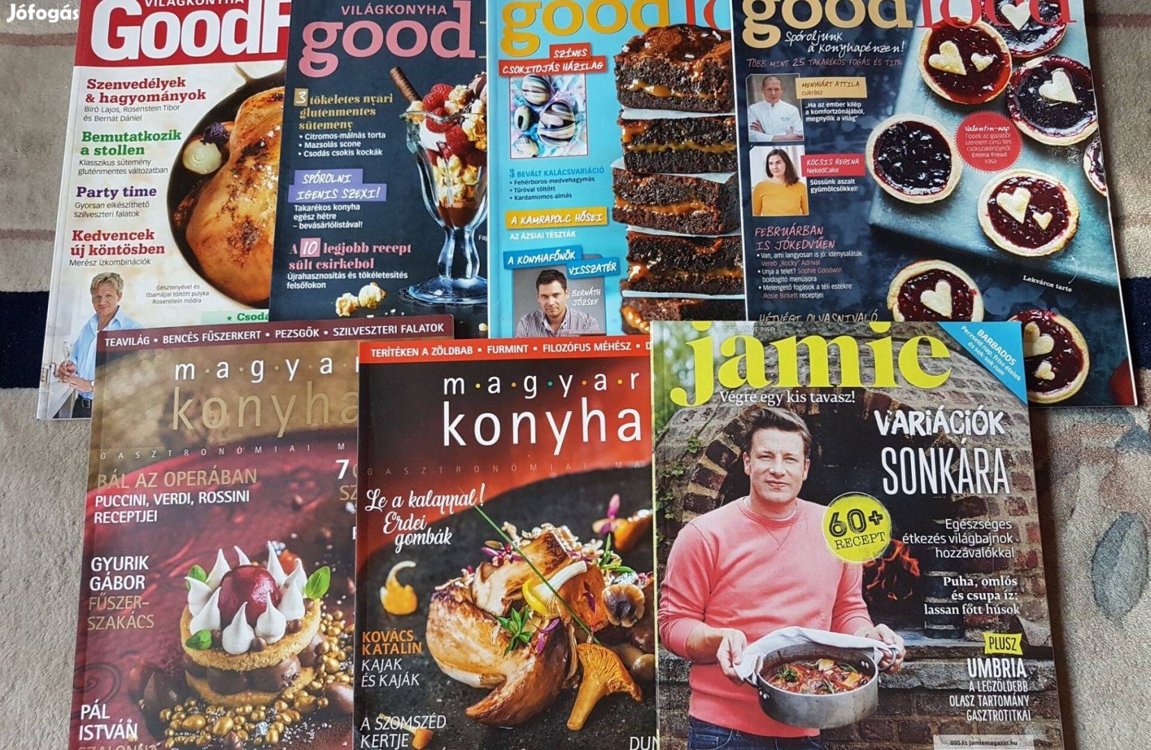 BBC Világkonyha Good Food Magyar Konyha és Jamie gasztronómiai magazin