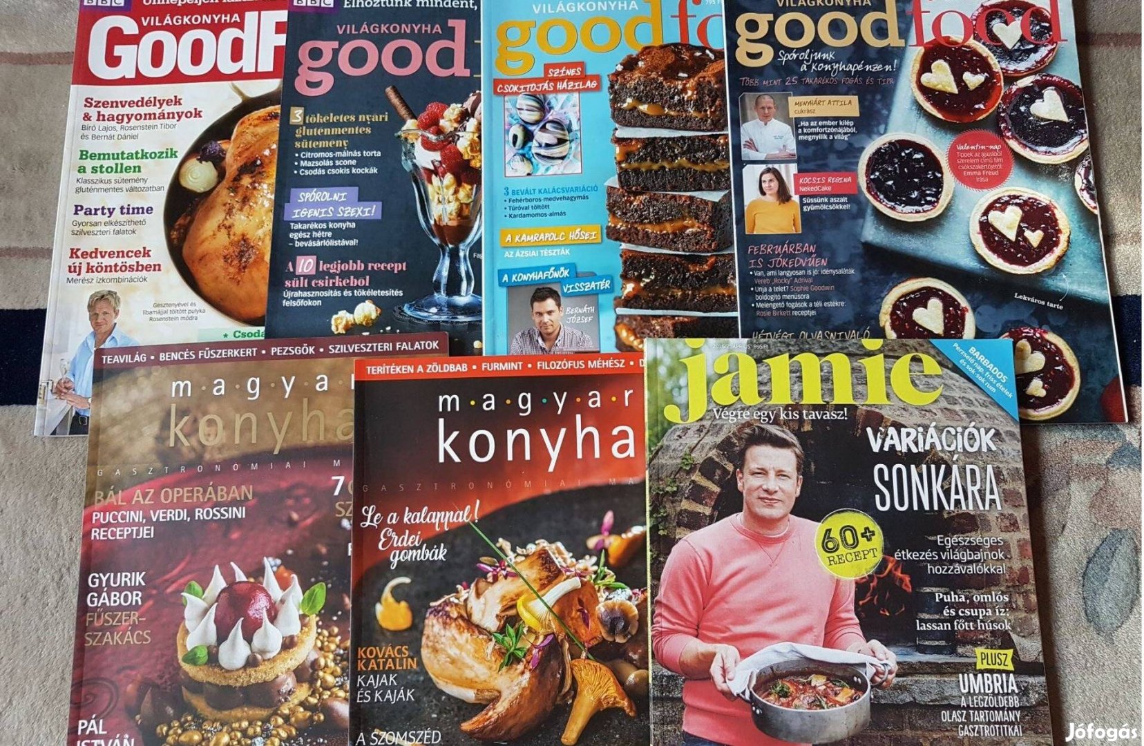 BBC Világkonyha Good Food Magyar Konyha és Jamie gasztronómiai magazin