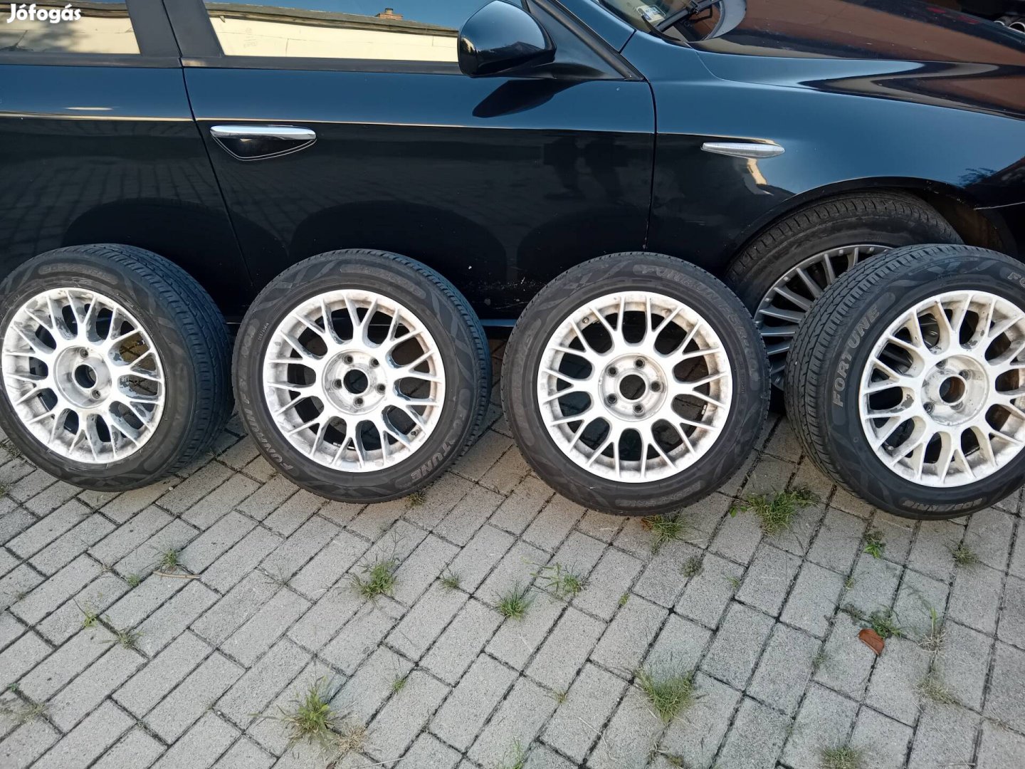 BBS felni 16 col 5x112 205/55 nyári gumival