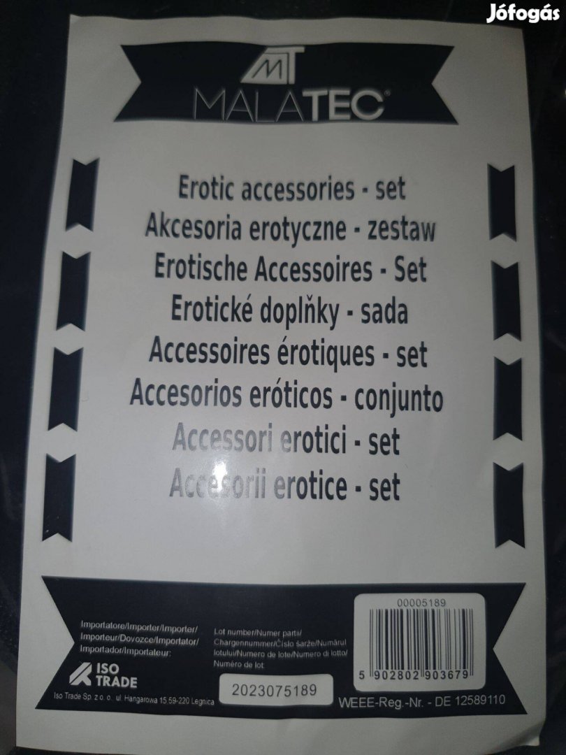 BDSM készlet 13 darabos kiegészítő ajándékkészlet, műbőr,