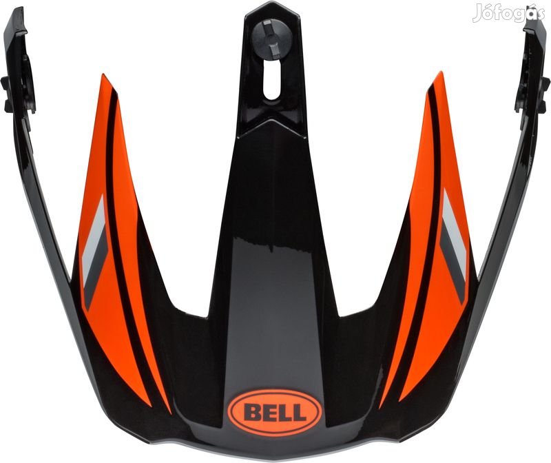 BELL MX-9 Adventure Mips Csúcs - Alpesi Fényes Fekete/Narancs