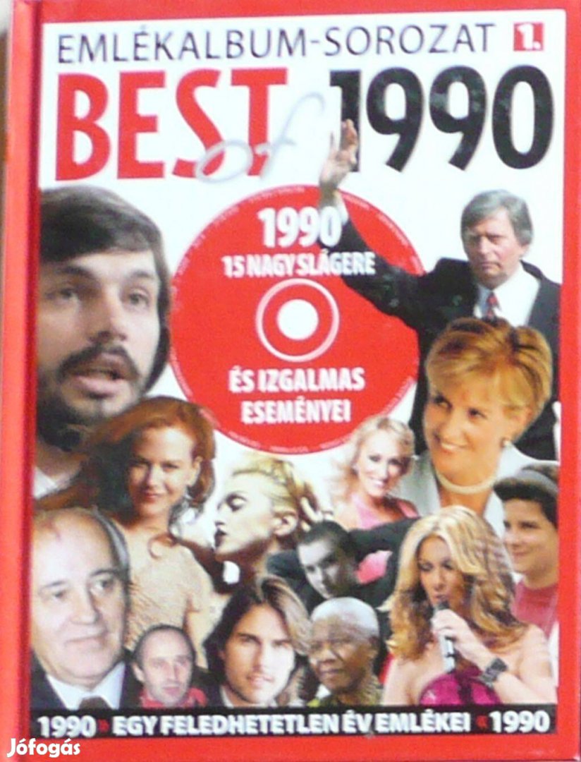BEST 1990 CD Könyvvel