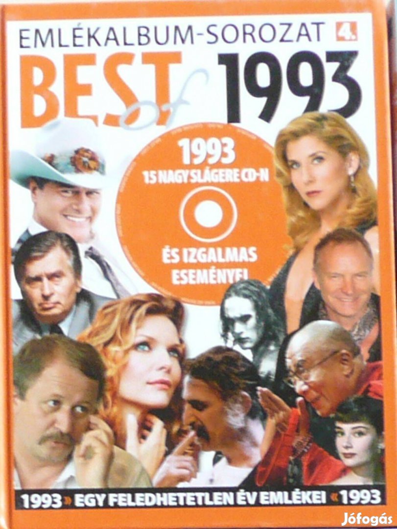 BEST 1993 CD Könyvvel