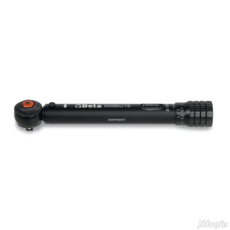 BETA TOOLS kompakt, racsnis nyomatékkulcs - 15 Nm-ig