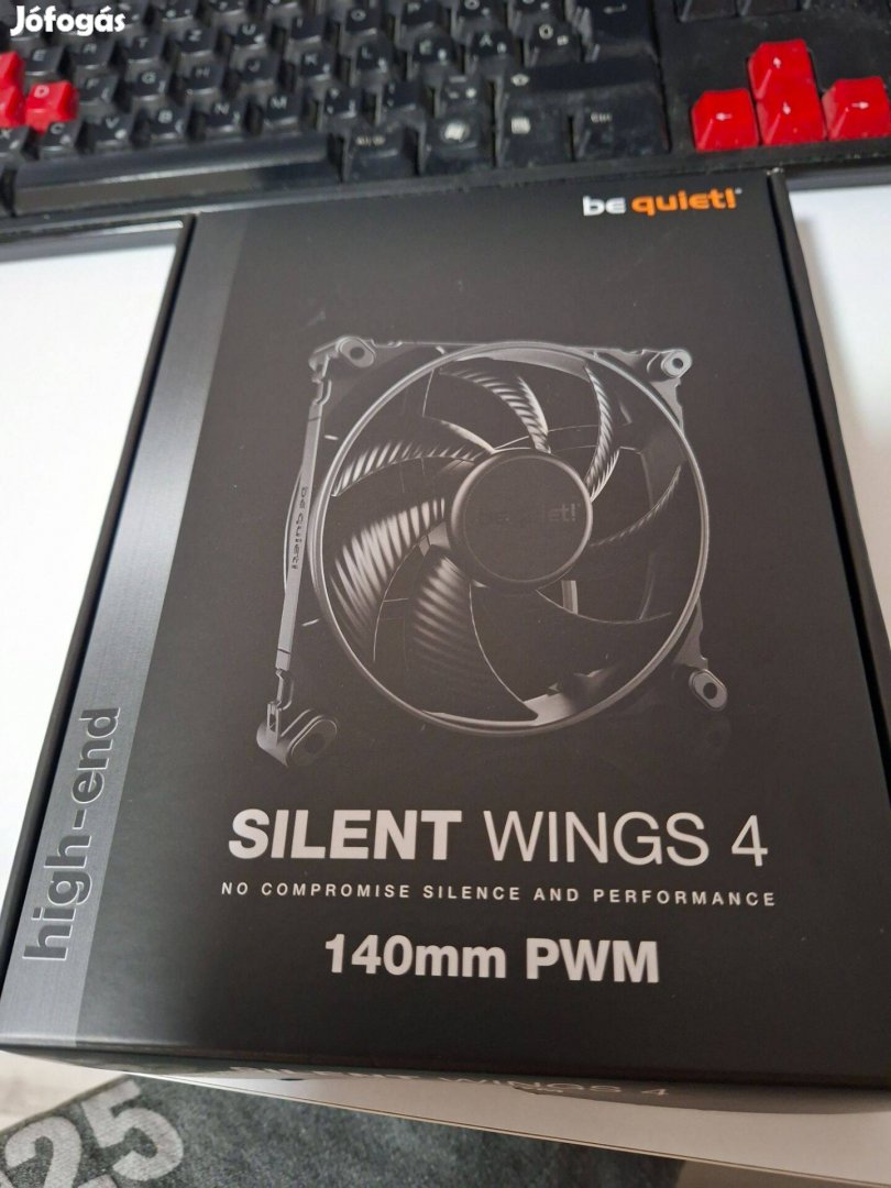 BE Quiet! Silent Wings 4 140mm PWM high-speed fekete