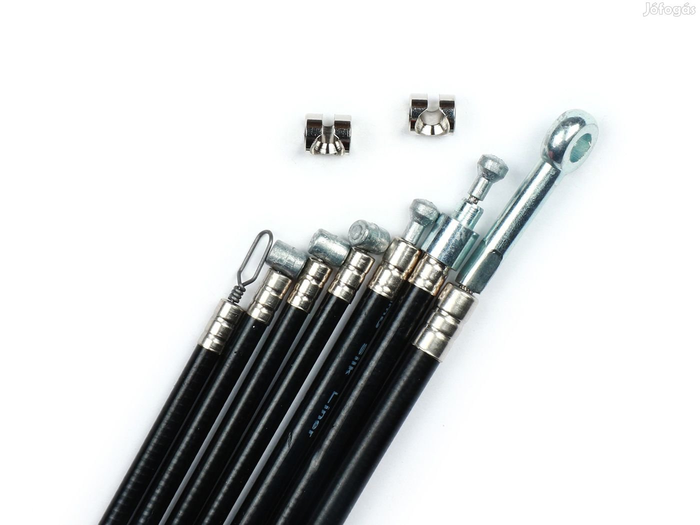 BGM PRO húzókészlet, fekete Silk Liner Vespa PX régi (-1984) modellekh
