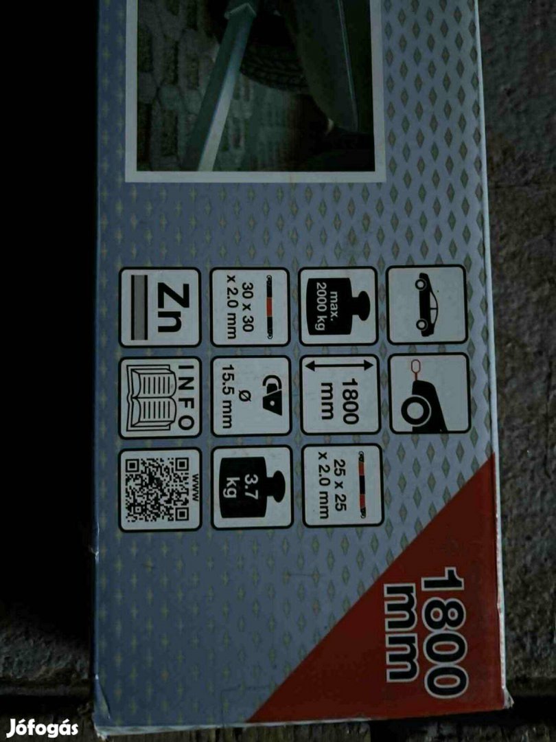 BGS Technic 3 Részes Vontató Rúd, 1.80M