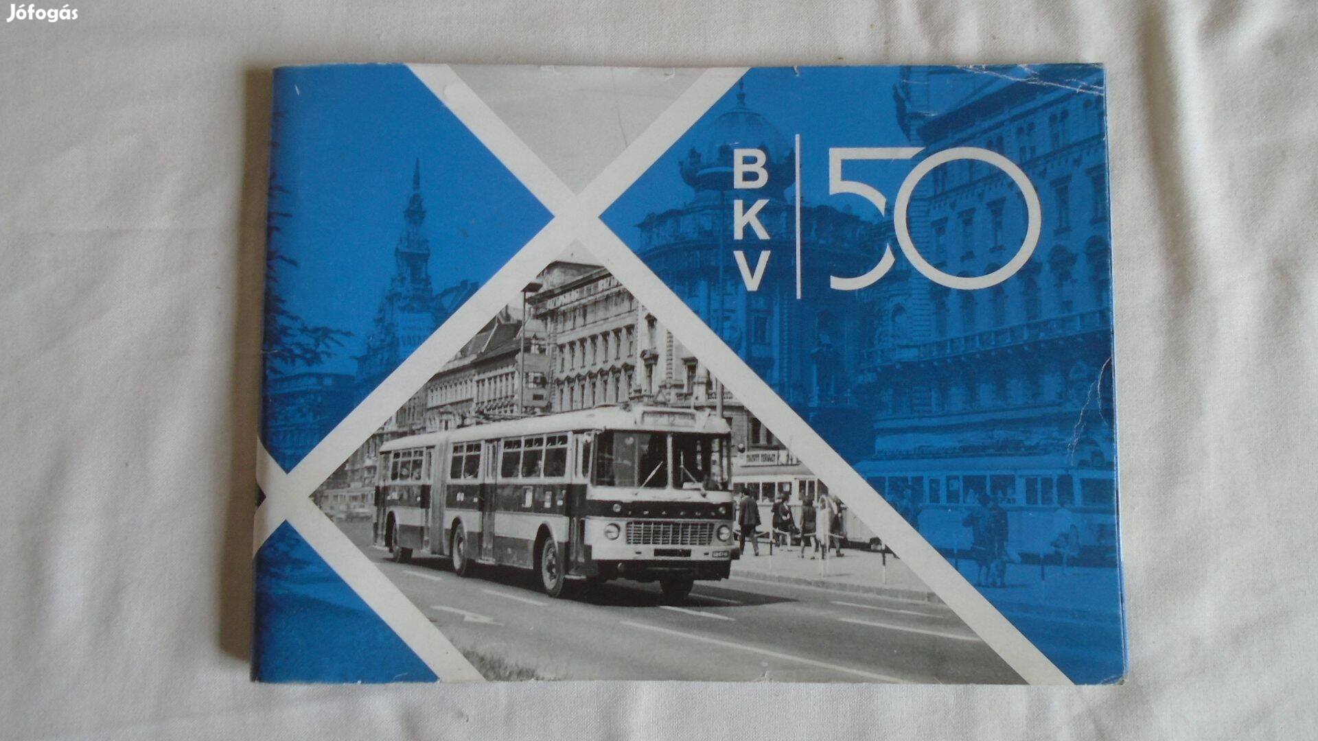 BKV 50 - jubileumi kis füzet - színes járműves képekkel - Gyűjtőknek!