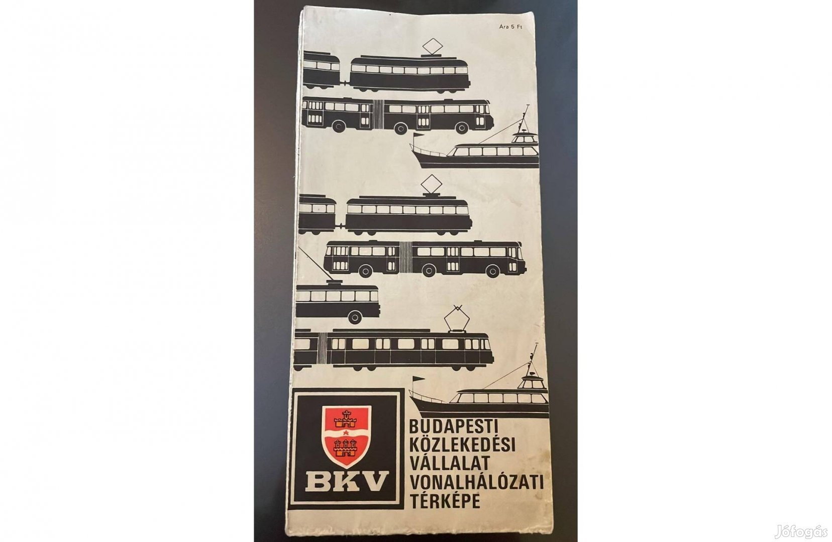 BKV régi vonalhálózati térképe (1969)