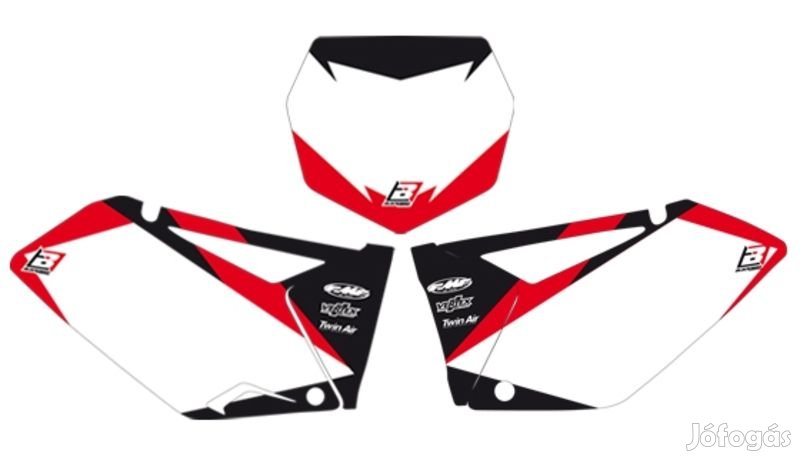 BLACKBIRD Grafikai Matrica Szett Fehér Suzuki RM125/250-hez