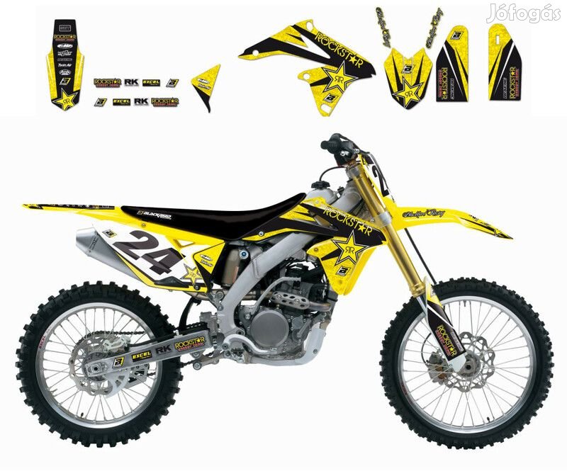 BLACKBIRD Rockstar Energy grafikai készlet Suzuki RM125/250-hez
