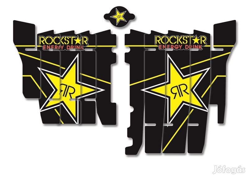 BLACKBIRD Rockstar Energy hűtőbordás grafikai készlet Honda CRF250R-he