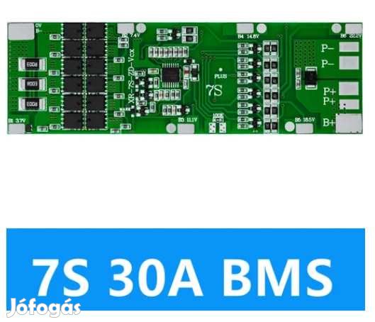 BMS 7S 25V 30A Balanced  Li-Ion Akku Pakkokhoz (5439)