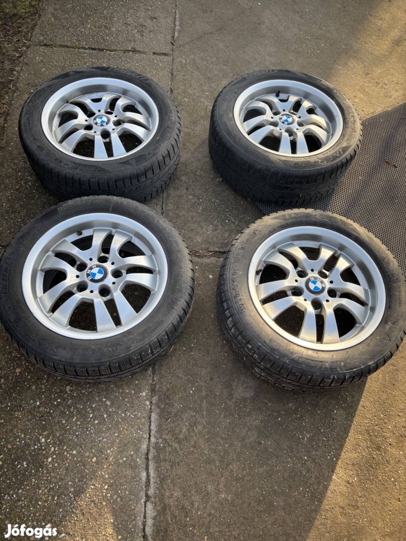 BMW 16 colos felni használt téli gumival