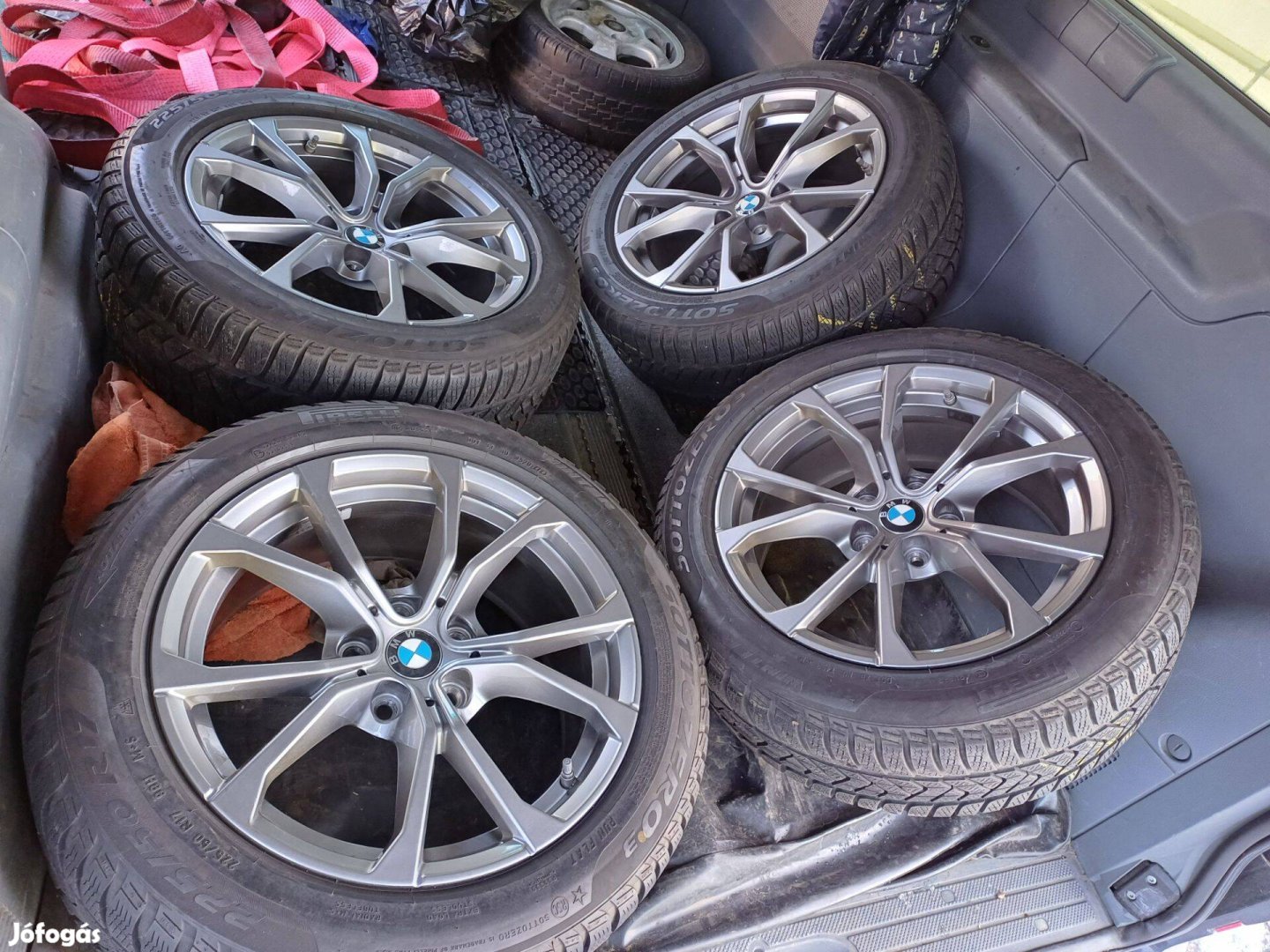 BMW 17 colos teli kerekszett 5x112 Et30 7,5x17 225/50 -17 gumikkal