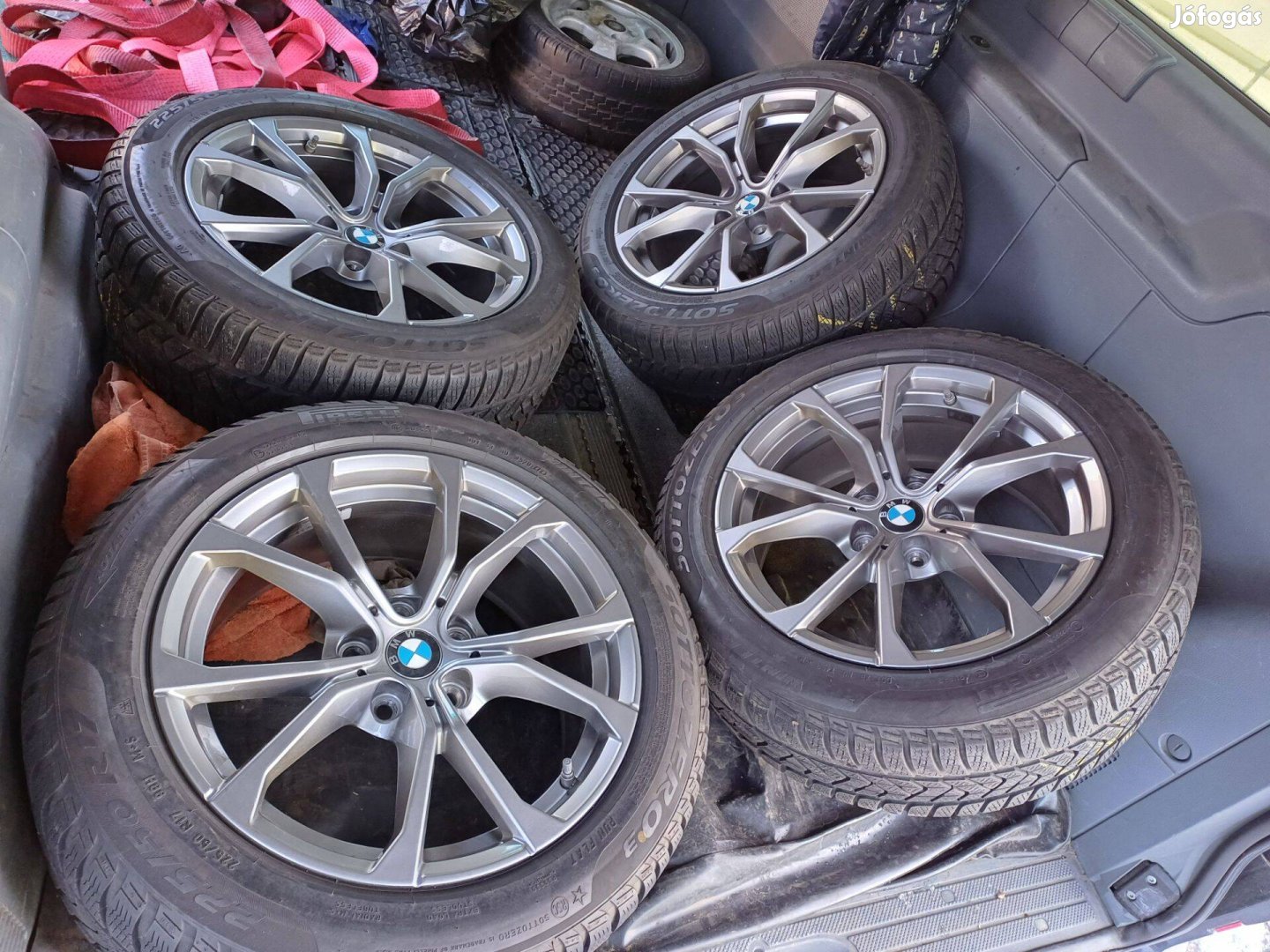 BMW 17 colos teli kerekszett 5x112 Et30 7,5x17 225/50 -17 gumikkal