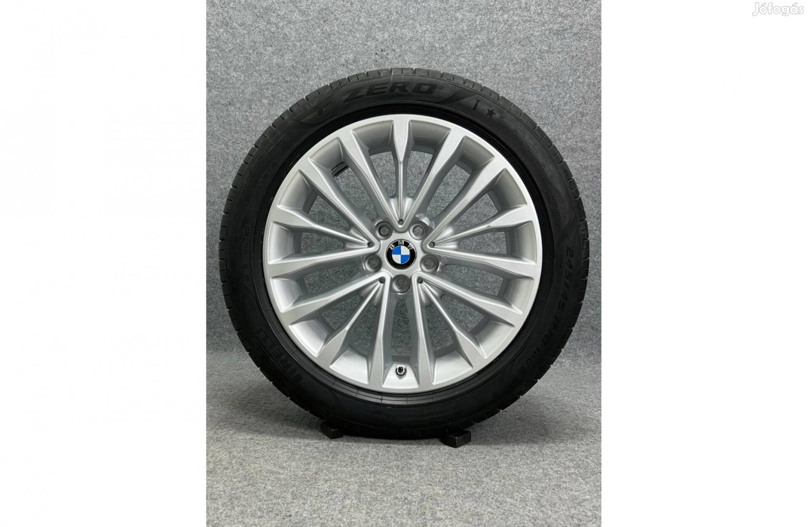 BMW 18 5x112 alufelni felni Style 632 G30 G31 nyári gumikkal