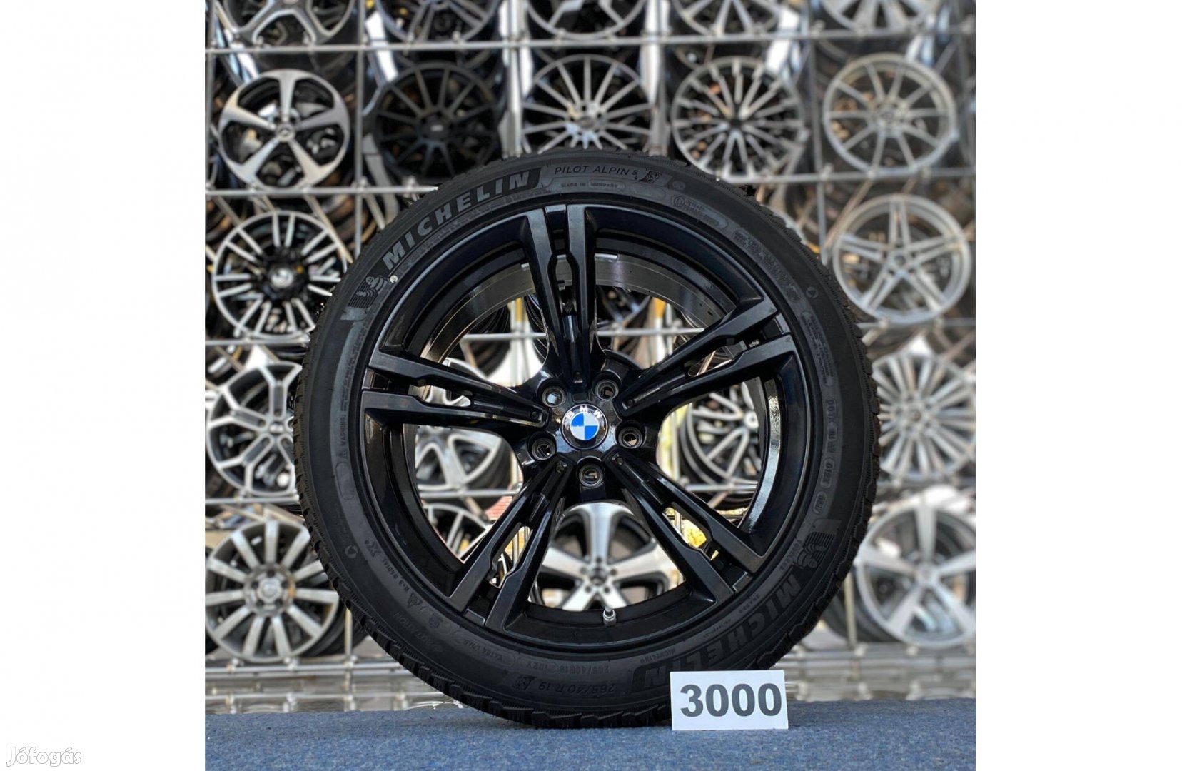BMW 19 felni alufelni, 5x112, 265/40 új téli gumi, M5 F90 (3000)