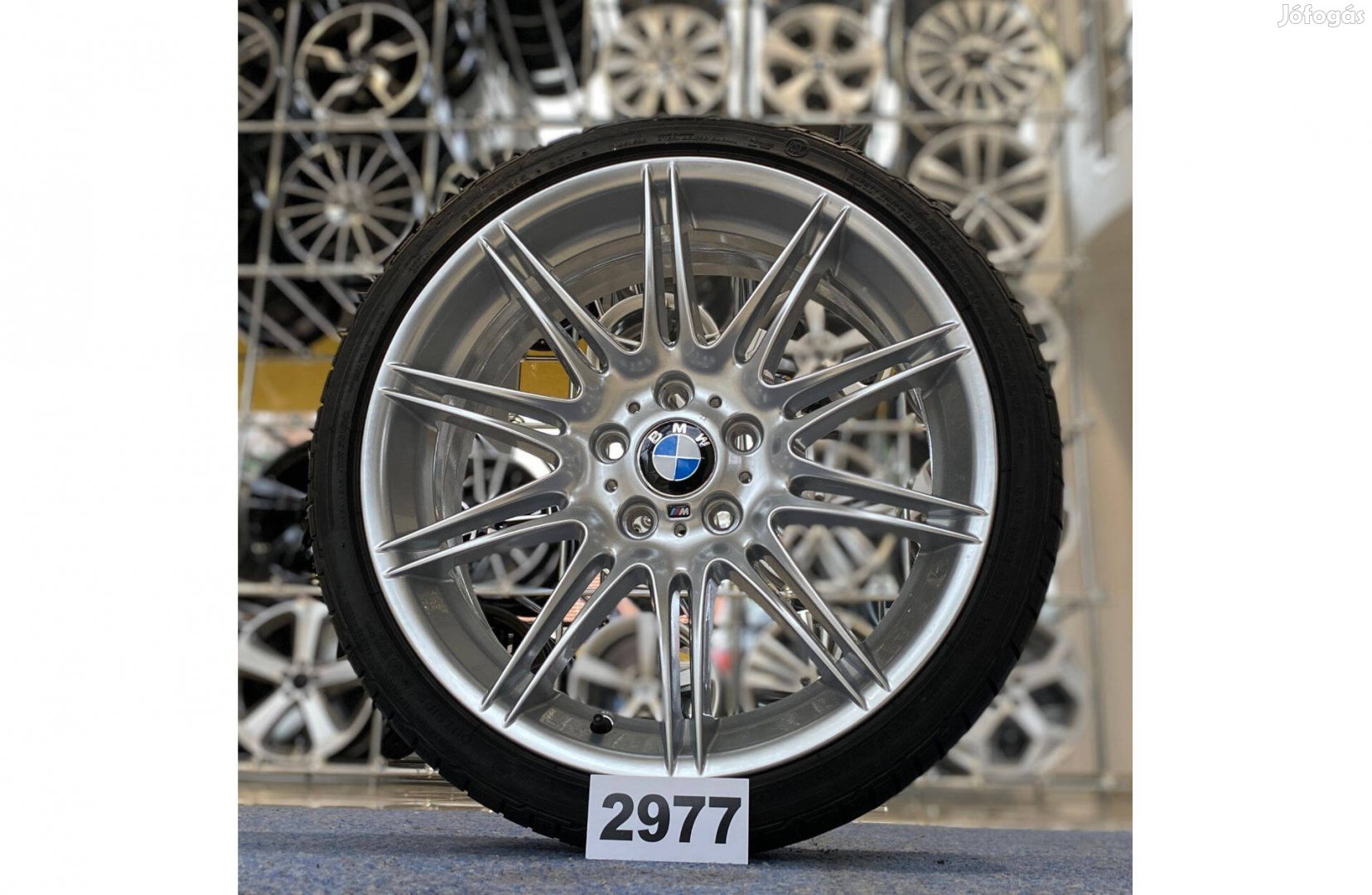 BMW 19 gyári alufelni felni 5x120, kétszéles nyári gumi E92 E90 (2977)